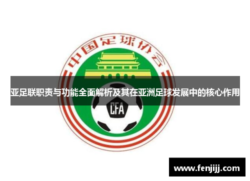 亚足联职责与功能全面解析及其在亚洲足球发展中的核心作用